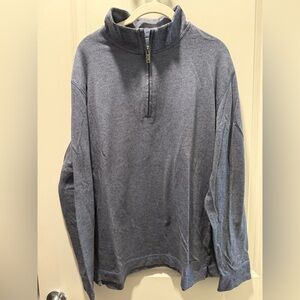 Rodd & Gunn Navy Quarter-Zip Pullover Medium